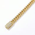 Bracciale Cuban Link con Moissanite