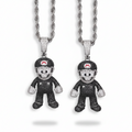 Pendente Mario Moissanite VVS - Argento 925 con Certificato