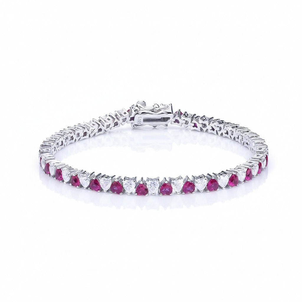 Bracciale Tennis cuore