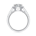 Anello Regolabile a Cuore con Moissanite - Offerta Speciale