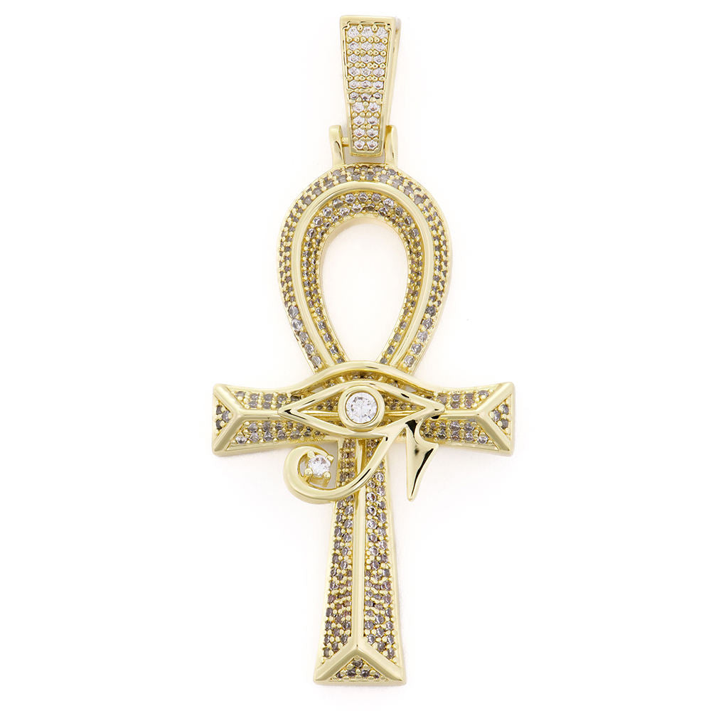 پەندەنت ئەنخی میسری بە VVS Moissanite