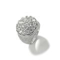 Anello VVS Moissanite Silver Pavé Luxury