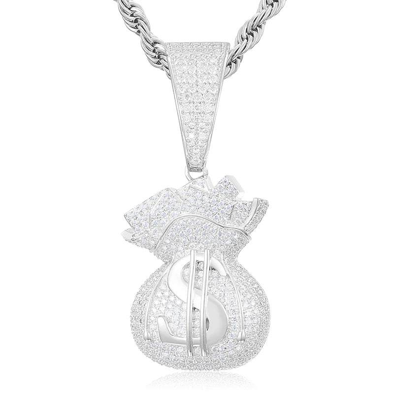پارەی هەڵواسراو moissanite vvs
