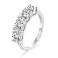 Anello Eternity con 4 Moissanite - Offerta Speciale