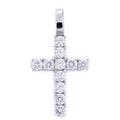 Pendente Croce Classica con Moissanite VVS