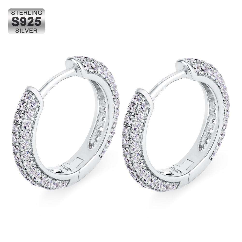 Orecchini a Cerchio in Argento Sterling S925 vvs
