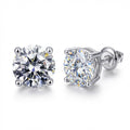 Orecchini Classici con Moissanite - Argento S925