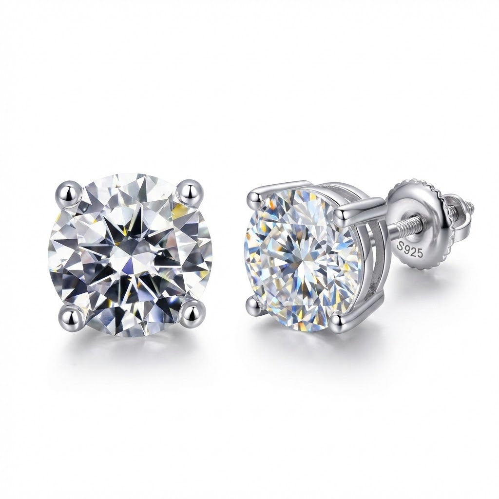 گوارەی کلاسیک مۆیسانیت - S925 Silver