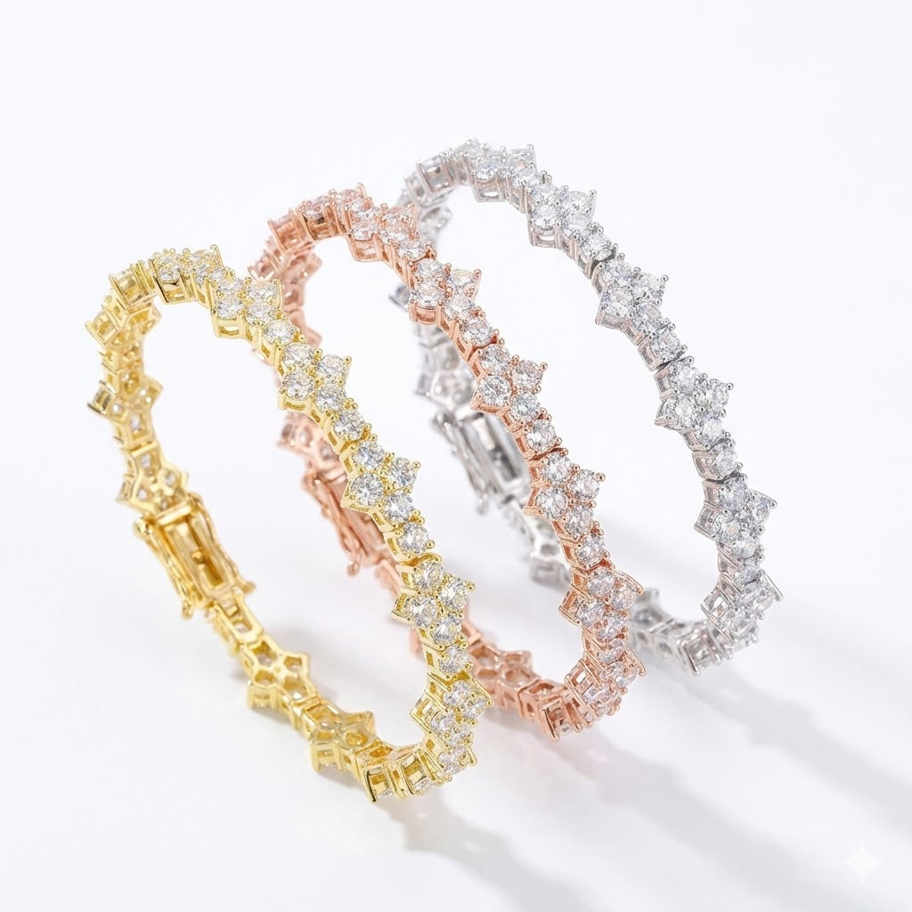 Bracciale Tennis con Moissanite