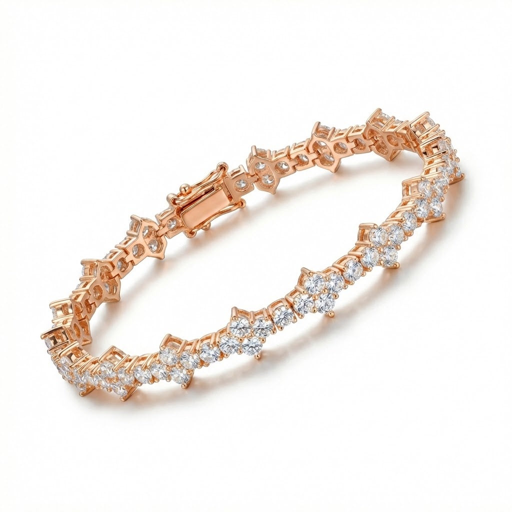 Bracciale Tennis con Moissanite