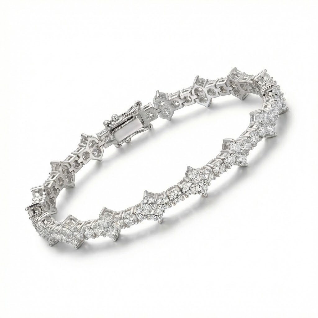 Bracciale Tennis con Moissanite